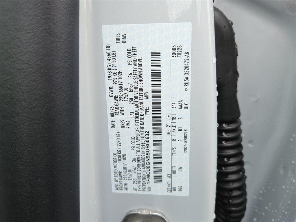 new 2025 Ford Escape car, priced at $31,505