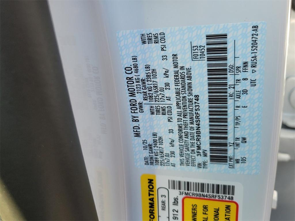 new 2025 Ford Bronco Sport car, priced at $35,770