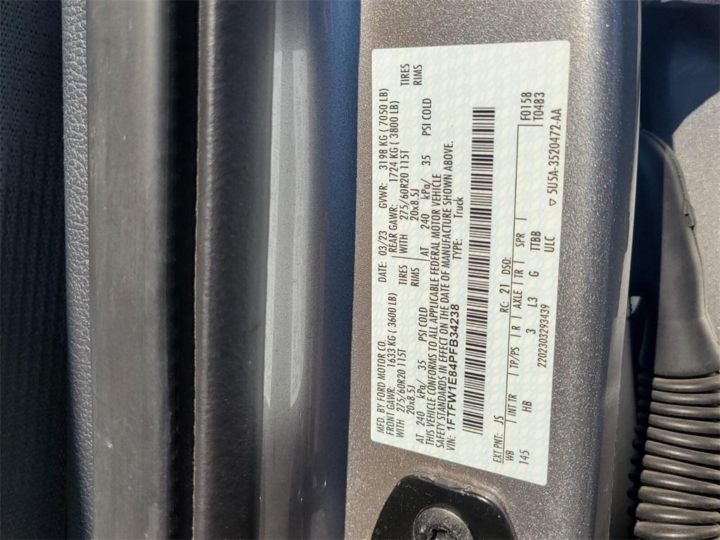 used 2023 Ford F-150 car, priced at $45,887