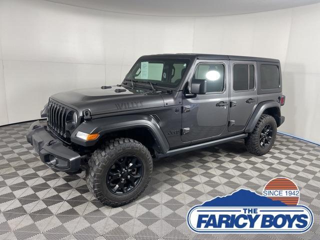 used 2021 Jeep Wrangler Unlimited car, priced at $30,895