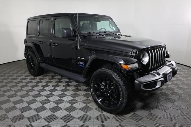 used 2021 Jeep Wrangler Unlimited 4xe car, priced at $33,795