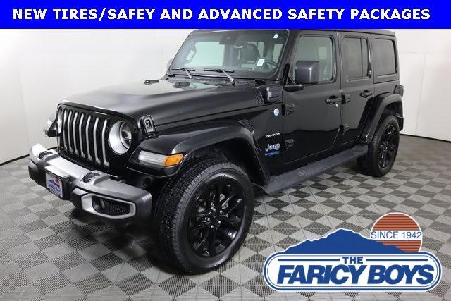 used 2021 Jeep Wrangler Unlimited 4xe car, priced at $33,795