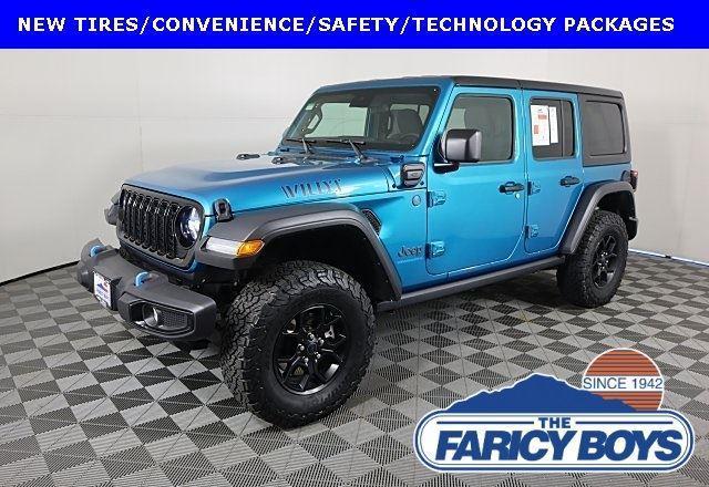 used 2024 Jeep Wrangler 4xe car, priced at $36,995