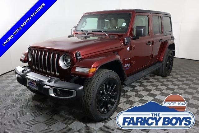 used 2021 Jeep Wrangler Unlimited 4xe car, priced at $38,995