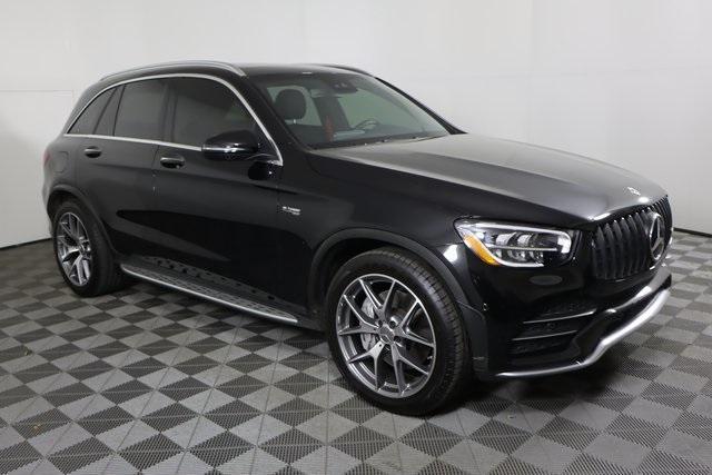 used 2021 Mercedes-Benz AMG GLC 43 car, priced at $44,995