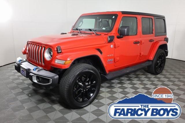 used 2022 Jeep Wrangler Unlimited 4xe car, priced at $34,995