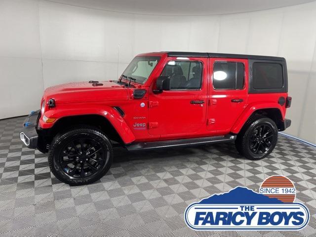 used 2022 Jeep Wrangler Unlimited 4xe car, priced at $34,695