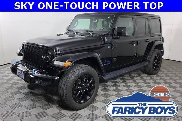 used 2021 Jeep Wrangler Unlimited 4xe car, priced at $31,195