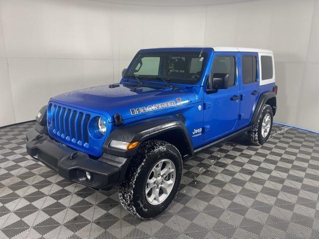 used 2021 Jeep Wrangler Unlimited car, priced at $32,995