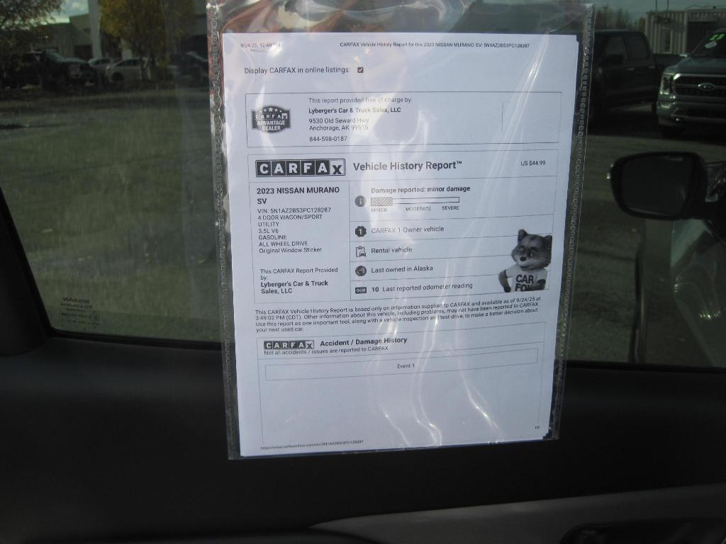 used 2023 Nissan Murano car, priced at $25,950