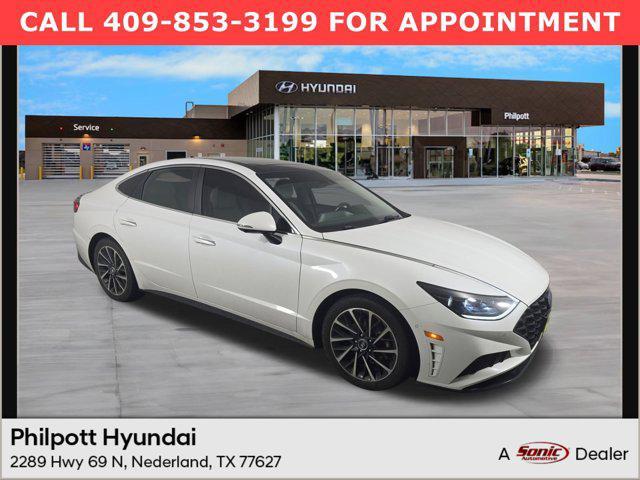 used 2021 Hyundai Sonata car, priced at $17,986