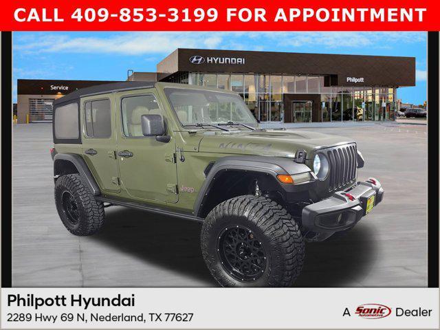 used 2022 Jeep Wrangler Unlimited car, priced at $34,999