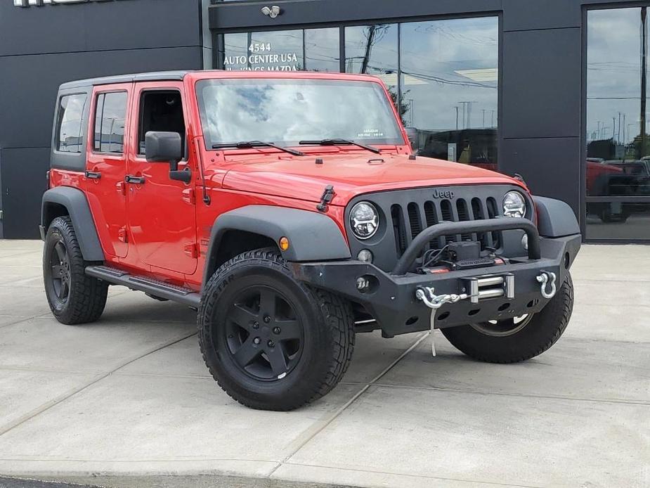 used 2016 Jeep Wrangler Unlimited car, priced at $18,747