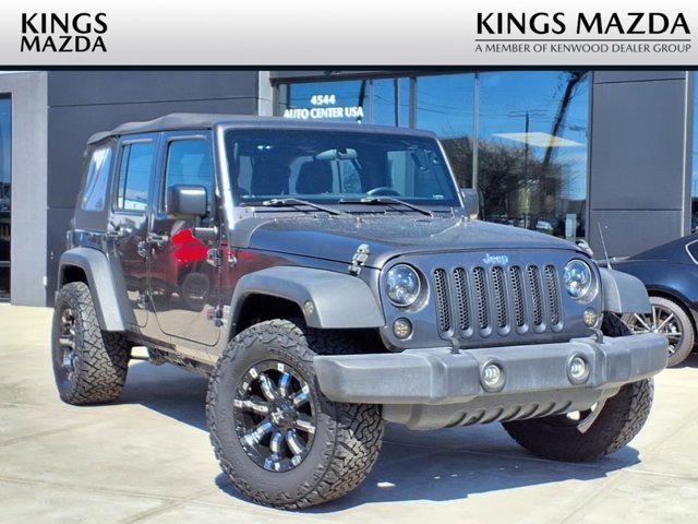 used 2018 Jeep Wrangler JK Unlimited car, priced at $21,454