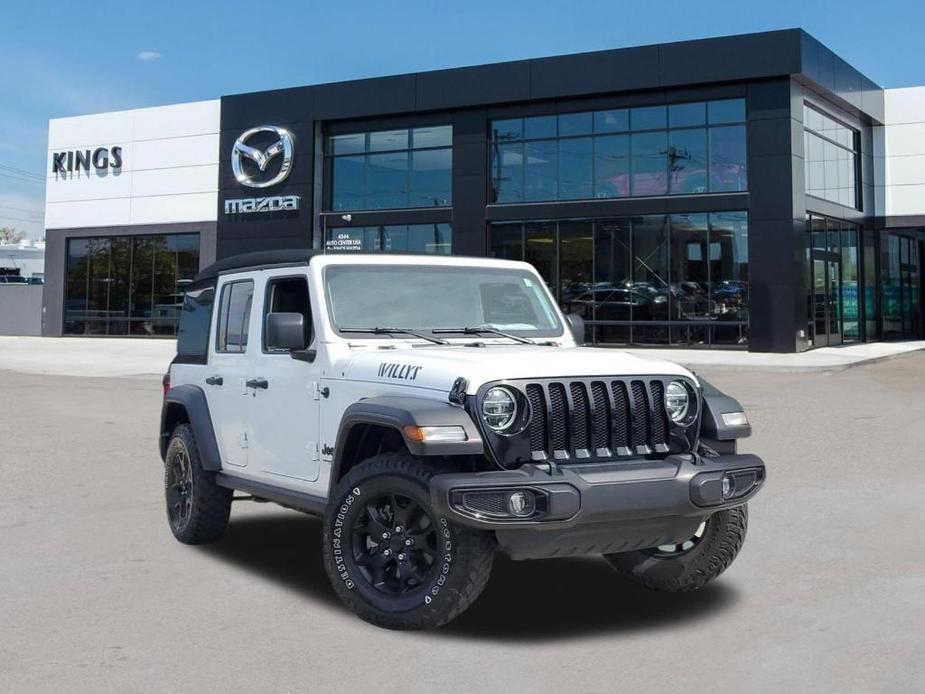 used 2021 Jeep Wrangler Unlimited car, priced at $31,420