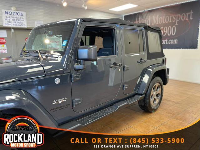 used 2016 Jeep Wrangler Unlimited car, priced at $18,888