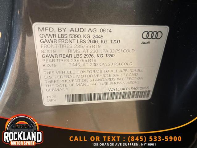used 2015 Audi Q5 car, priced at $14,888