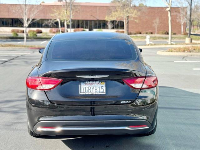 used 2015 Chrysler 200 car, priced at $5,995