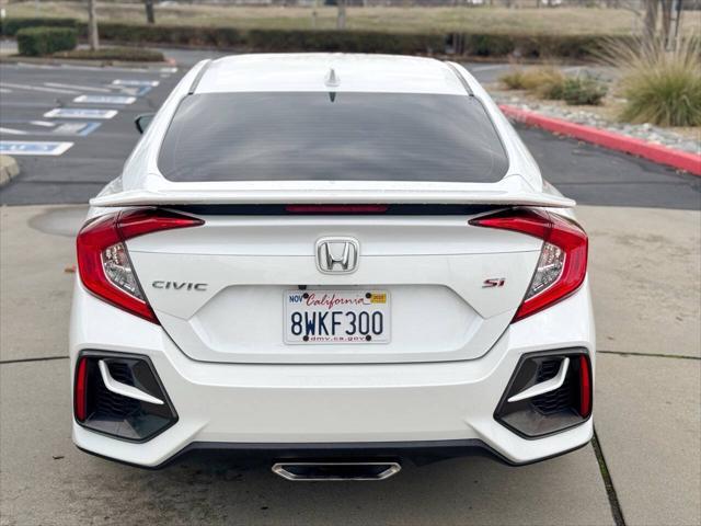 used 2020 Honda Civic Si car, priced at $17,495