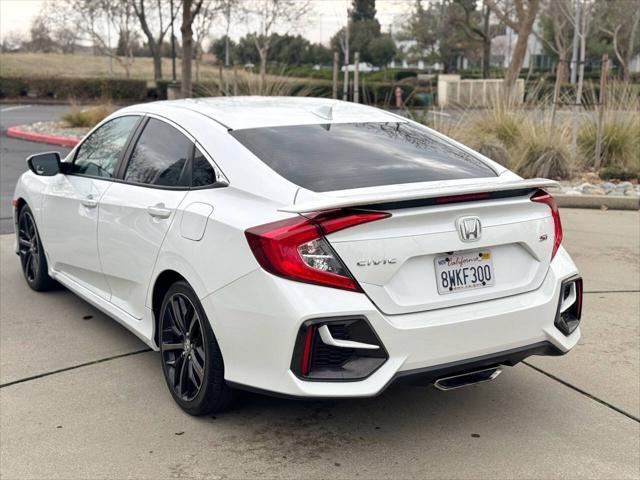 used 2020 Honda Civic Si car, priced at $17,495