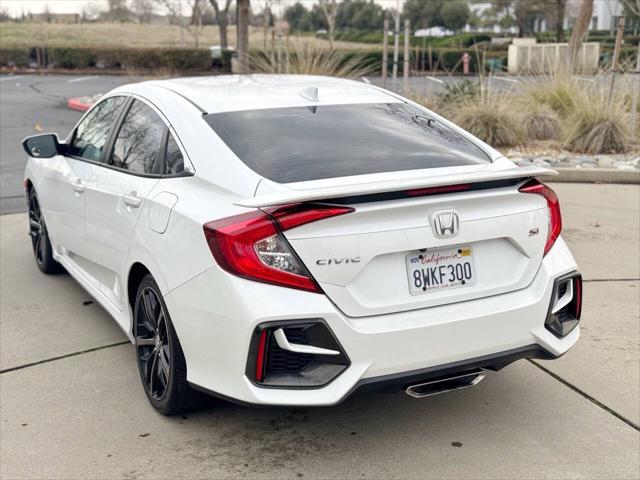 used 2020 Honda Civic Si car, priced at $17,495