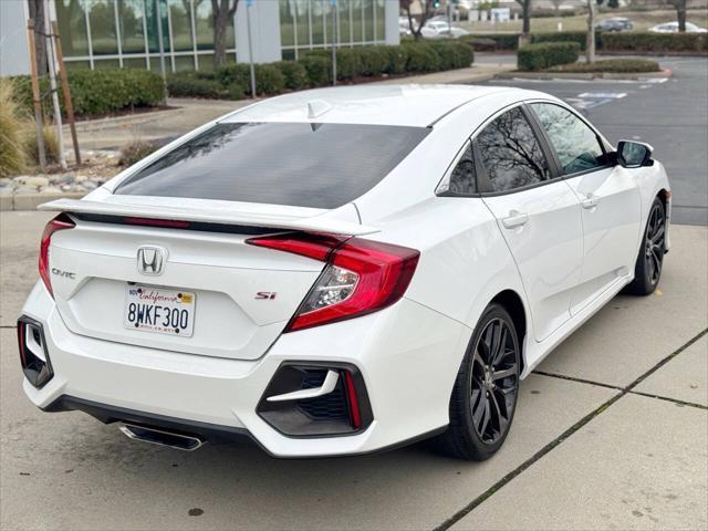 used 2020 Honda Civic Si car, priced at $17,495