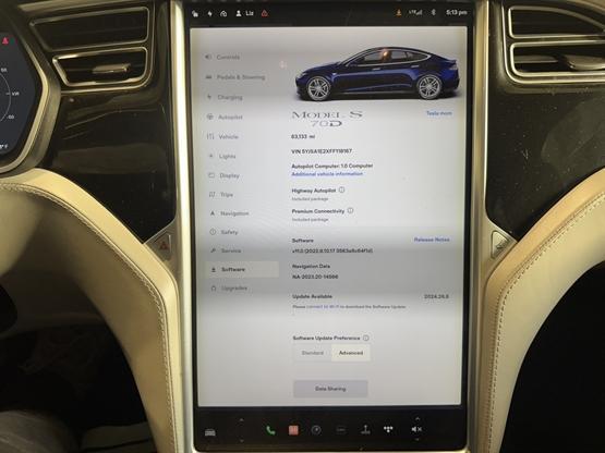 used 2015 Tesla Model S car, priced at $21,995