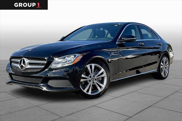 used 2018 Mercedes-Benz C-Class car, priced at $21,000