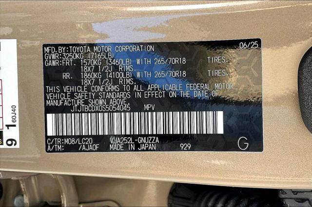 new 2025 Lexus GX 550 car, priced at $85,110