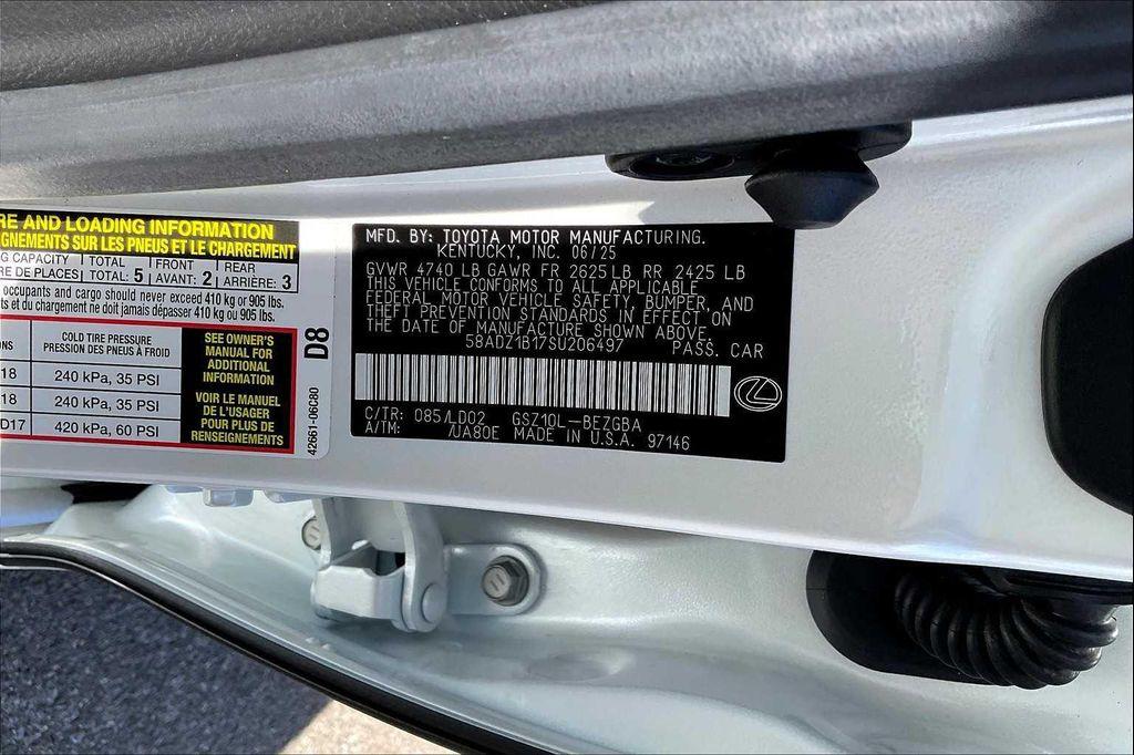 new 2025 Lexus ES 350 car, priced at $48,444