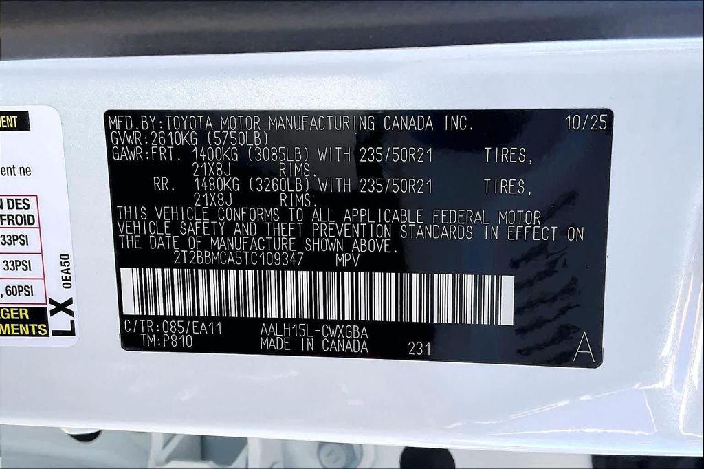 new 2026 Lexus RX 350 car, priced at $61,799