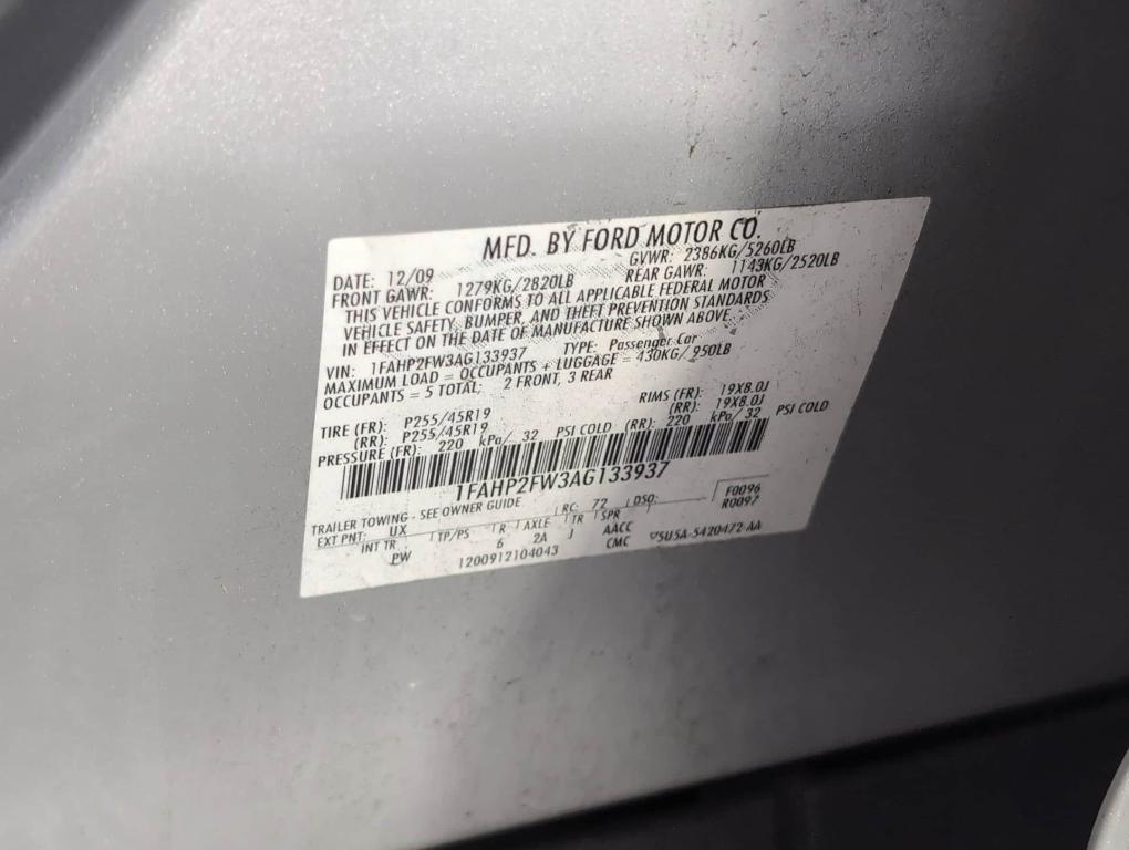 used 2010 Ford Taurus car, priced at $5,698