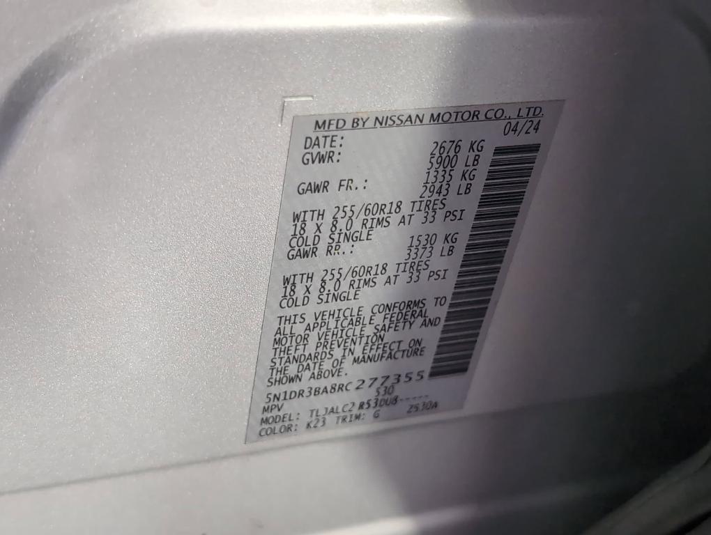 used 2024 Nissan Pathfinder car, priced at $27,999