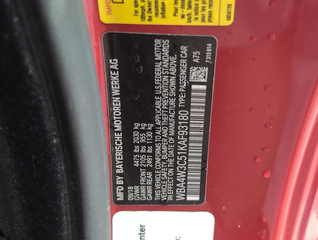 used 2019 BMW 430 car, priced at $16,996