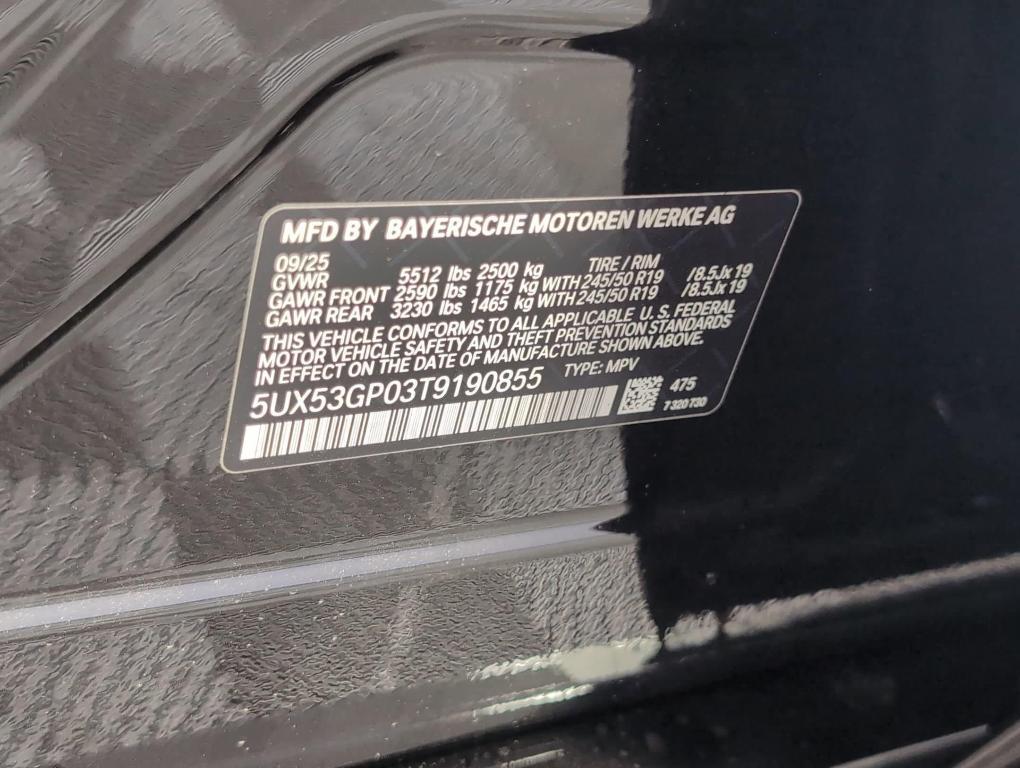 new 2026 BMW X3 car, priced at $57,785