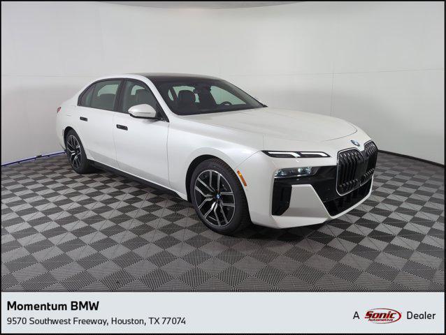 new 2025 BMW 740 car, priced at $107,325
