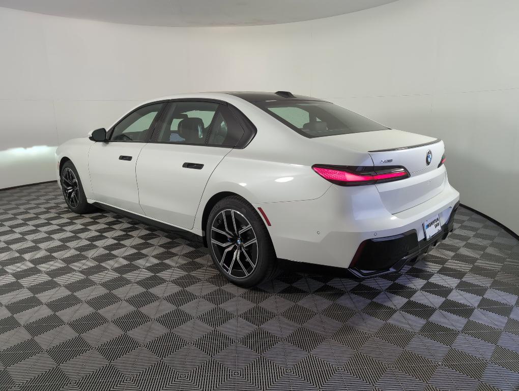 new 2025 BMW 740 car, priced at $107,325