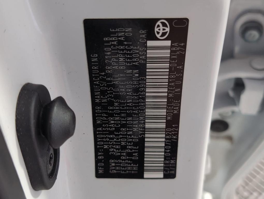 used 2024 Toyota Corolla car, priced at $18,998