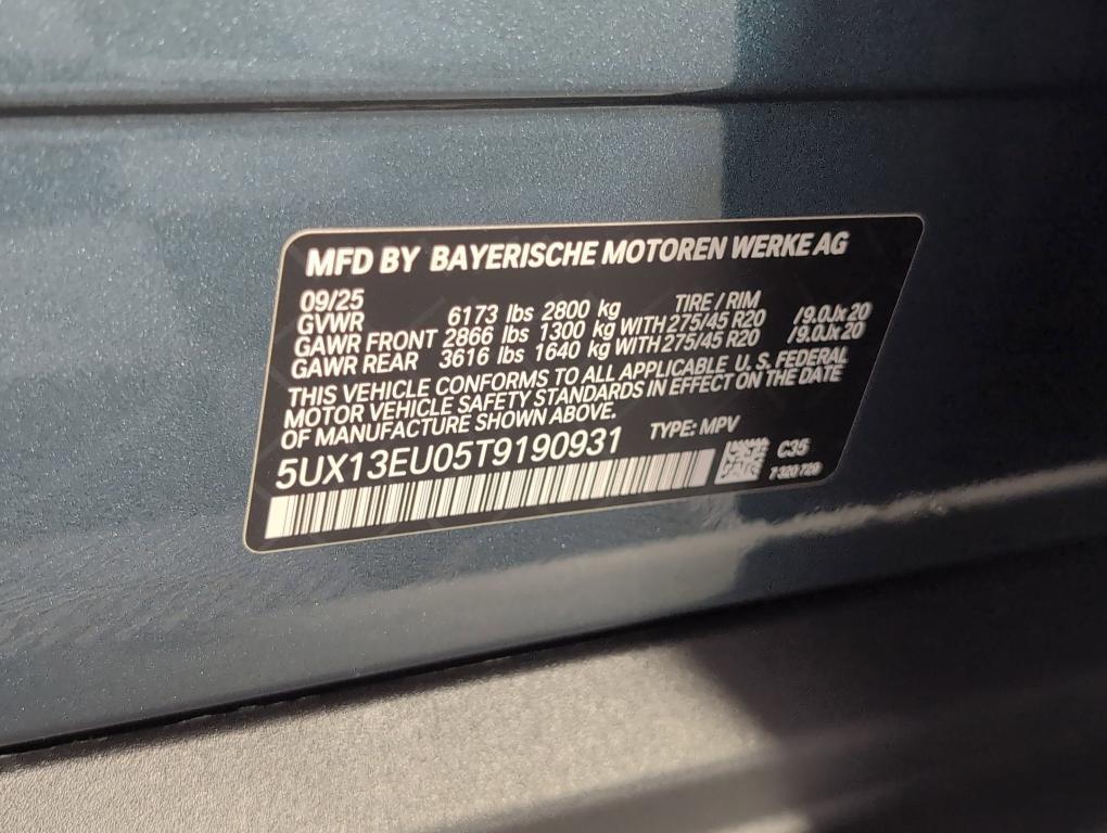 new 2026 BMW X5 car, priced at $72,200