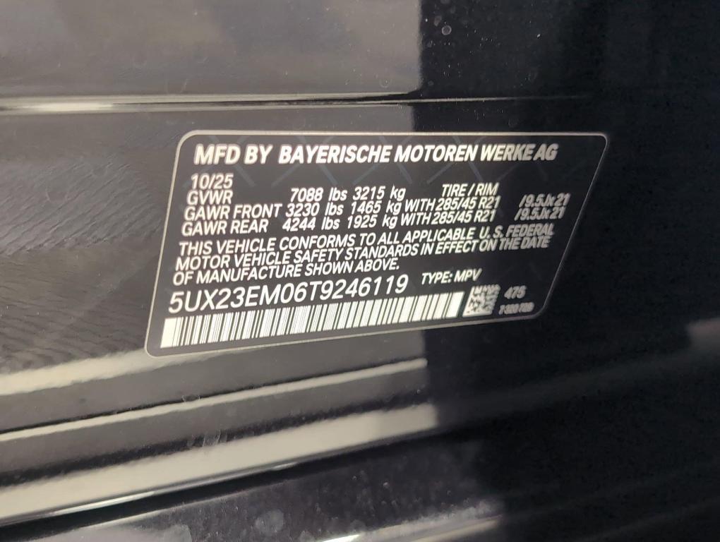 new 2026 BMW X7 car, priced at $96,725