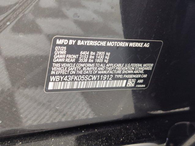 new 2025 BMW i5 car, priced at $100,055