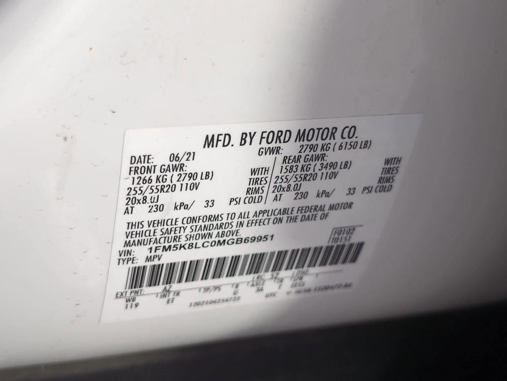 used 2021 Ford Explorer car, priced at $33,697