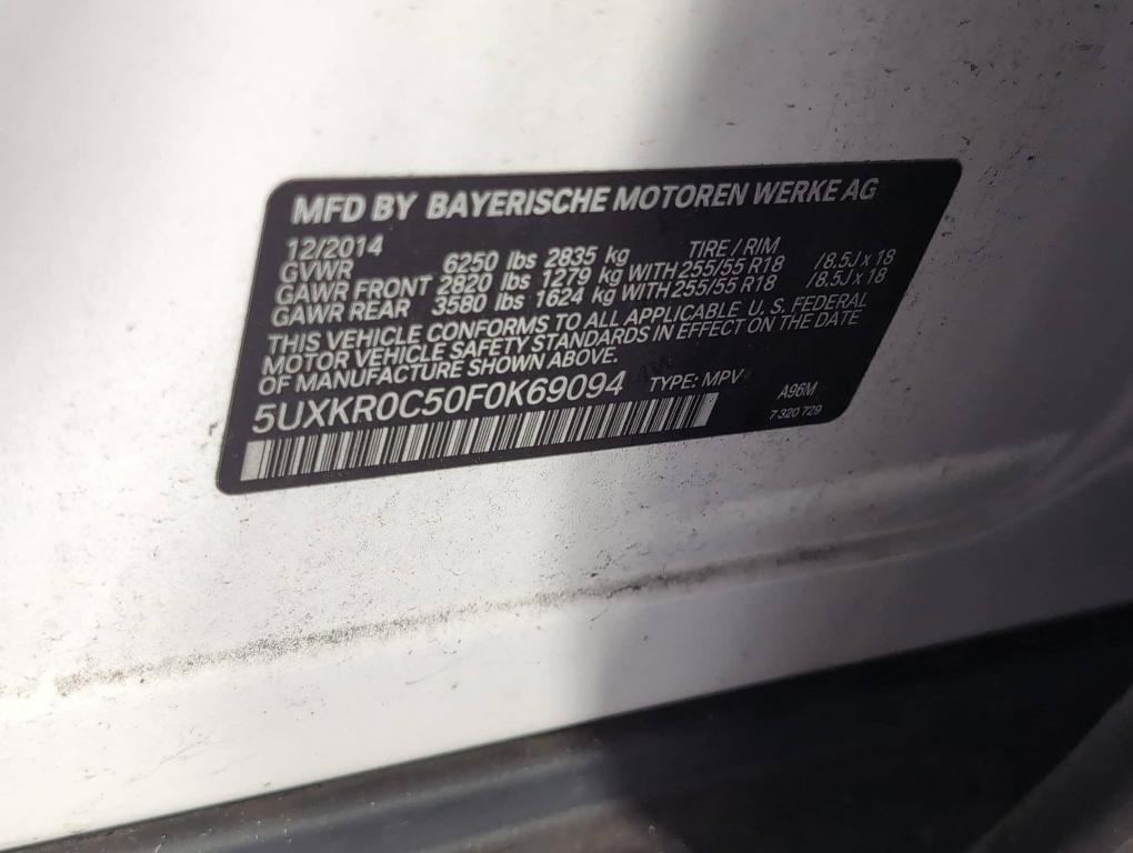 used 2015 BMW X5 car, priced at $16,698