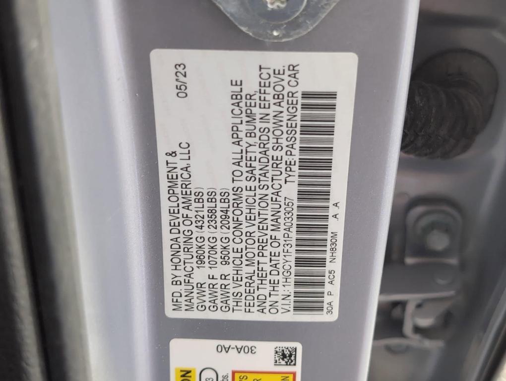 used 2023 Honda Accord car, priced at $21,996