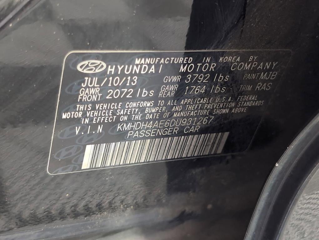 used 2013 Hyundai Elantra car, priced at $6,999