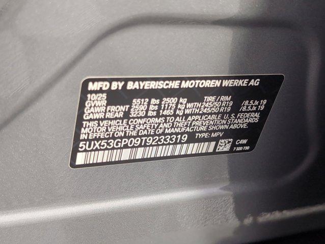 new 2026 BMW X3 car, priced at $54,525