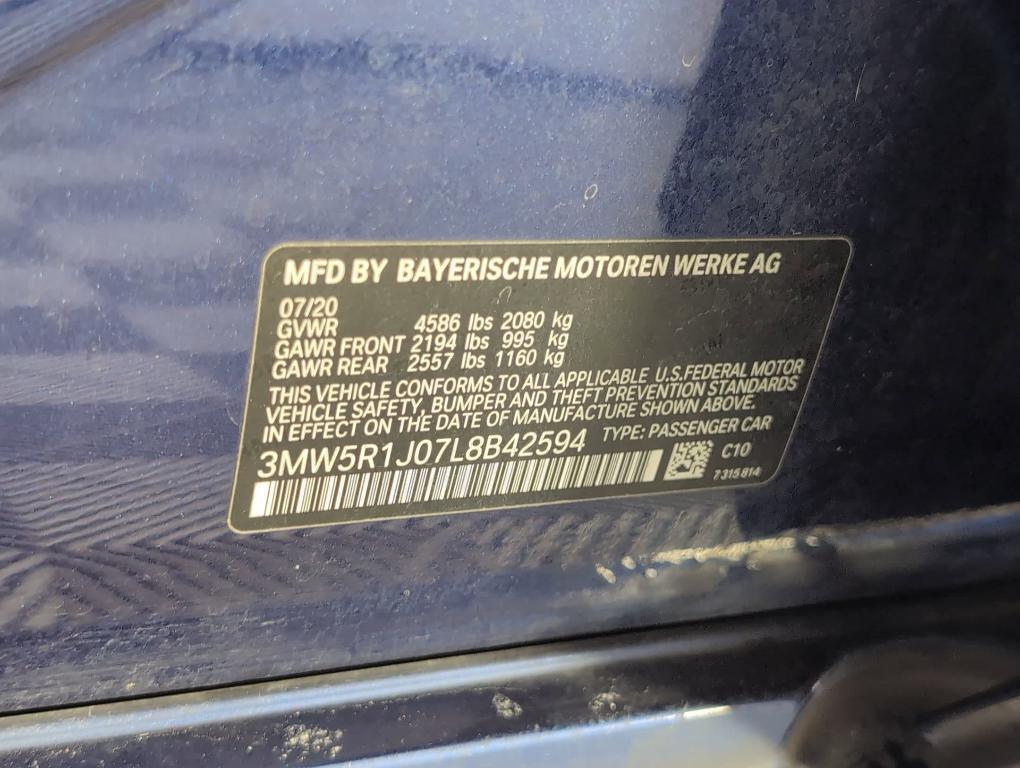 used 2020 BMW 330 car, priced at $20,999