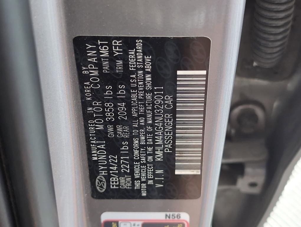 used 2022 Hyundai Elantra car, priced at $17,499