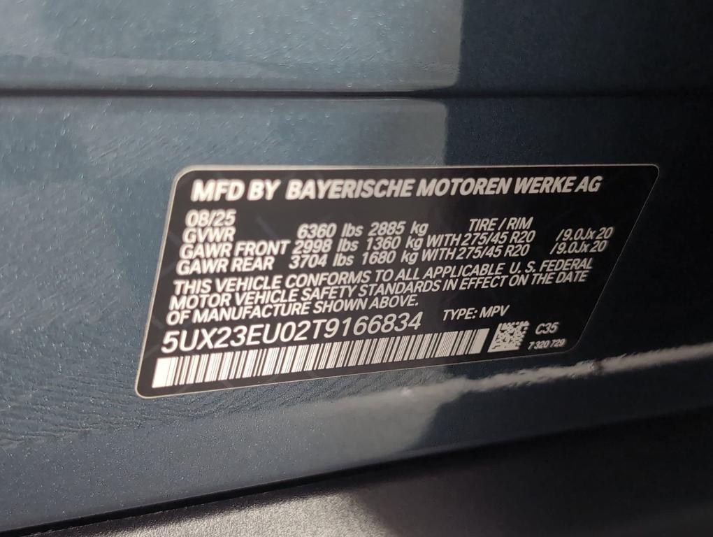 new 2026 BMW X5 car, priced at $76,725