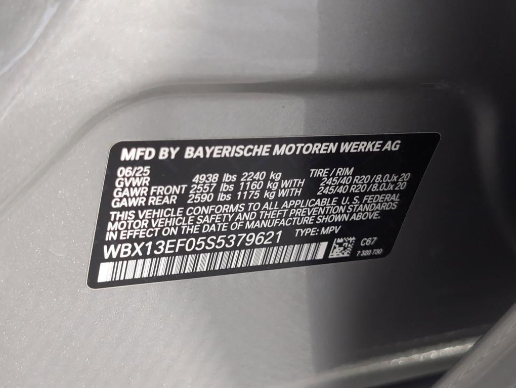 new 2025 BMW X1 car, priced at $58,125